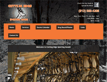 Tablet Screenshot of cuttingedgesportinggoods.net